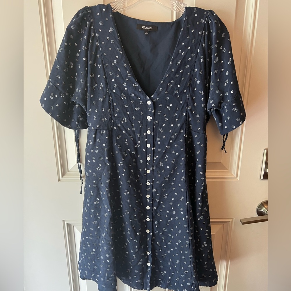 Madewell mini floral printed dress